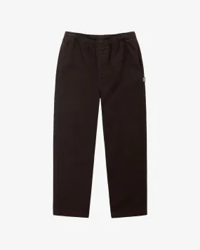 Brushed Beach Pant Black