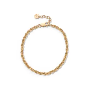 Entwined Bracelet, 9kt Yellow Gold