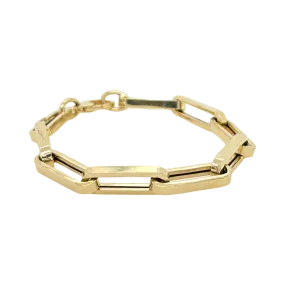 FLAT OVAL LINK BRACELET