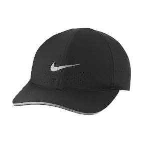 Nike AeroBill Featherlight Perforated Running Cap - Black