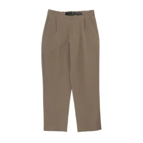 One Tuck Tapered Stretch Pants Taupe Grey GL74198