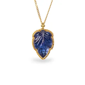 Tanzanite Leaf Necklace